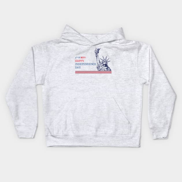 Happy independence day Kids Hoodie by smkworld